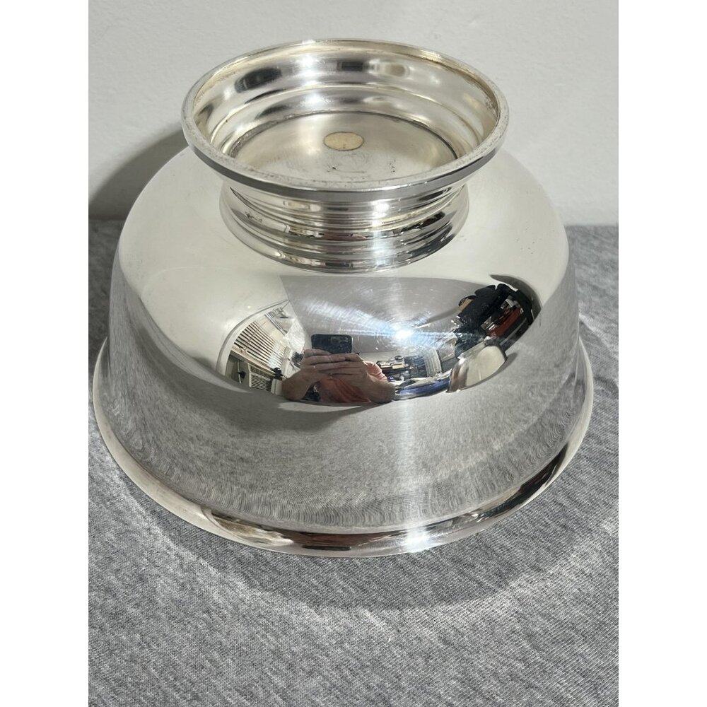 Wm A Rogers Paul Revere Reproduction Silverplate Footed Serving Bowls Set of 2 - Picture 10 of 11